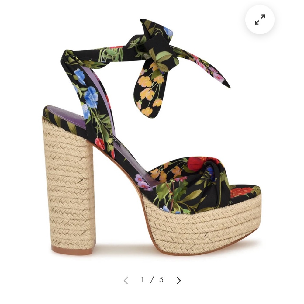 Nine West Gertha Platform Espadrille Heel